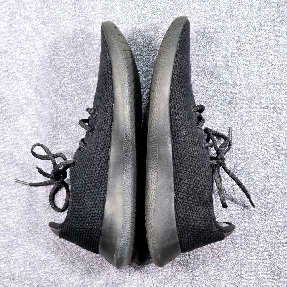 Allbirds Tree Runners Mens‎ Size 11 Black Good Sustainable Mesh Sneakers - Picture 12 of 13